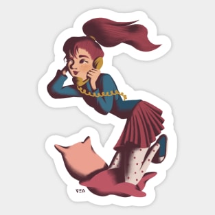 Schmooze Sticker